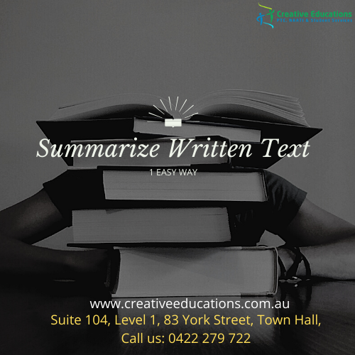 PTE Summarize Text